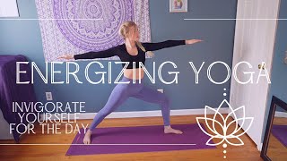 20 Minute Energizing Yoga Flow  Start Your Day Feeling Powerful [upl. by Klemperer]