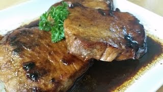 Glazed Boneless Pork Chops Episode 54 [upl. by Greerson]