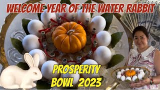 Prosperity Bowl 2023  Things to put in the Prosperity Bowl for 2023  Simple Bowl to Attract Luck [upl. by Dahle575]