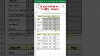 AUTO SUM without formula [upl. by Pascal485]