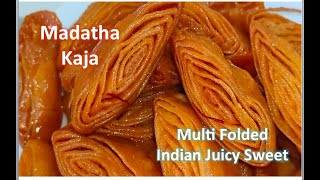 Kajalu Recipe With Tips and Tricks  Madatha Kaja RecipeFolded Indian Sweet Recipe Diwali Chirote [upl. by Oringas]