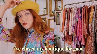 ive made the decision to close my boutique for good  Weekly Vlog 03 [upl. by Rego]