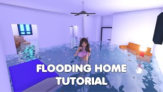 Flooding home FULL Tutorial REVEALING THE SECRET in Adopt me [upl. by Nwahc99]