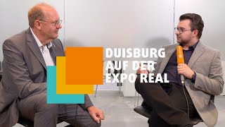 DUISBURG AUF DER EXPO REAL 2023  INTERVIEW MIT BERND WORTMEYER  GEBAG [upl. by Elva]