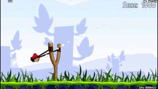 Angry Birds PSP gameplay [upl. by Yartnoed]