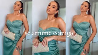 ARRUMESE COMIGO MADRINHA DE CASAMENTO  GRWM COMPLETO [upl. by Bozuwa387]