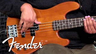 New Fender Deluxe Active Basses Demo  Fender [upl. by Rhianon534]