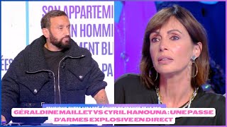 Géraldine Maillet vs Cyril Hanouna  une passe darmes explosive en direct [upl. by Yttiy]