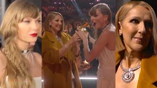 Taylor Swift Ignores Celine Dion On Stage At 2024 Grammys [upl. by Etnoved209]