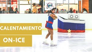 Calentamiento en el hielo para patinadores [upl. by Lakin]