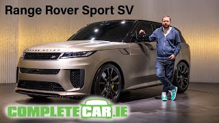 The new 635hp Range Rover Sport SV  Performance details and tech deep dive [upl. by Orvas965]