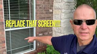 HOW TO REMOVE WINDOW SCREEN [upl. by Roybn]