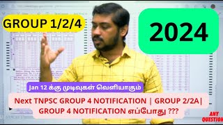 Annual planner ARP குரூப் 1 குரூப் 4 தேர்வுகள் 2024 அறிவிக்கைகள் எப்போது [upl. by Sad]