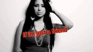 JASMINE VILLEGAS  JUST A FRIEND LYRICS [upl. by Anauqed]