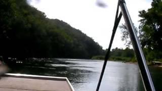 Jet Boating the Current River just below Big Spring [upl. by Acus]