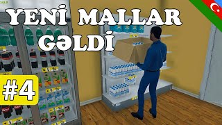 DEPO ALDIQ MARKETİ BÖYÜTDÜK ANBARDAR İŞƏ GÖTÜRDÜK  SUPERMARKET SIMULATOR  4 BÖLÜM [upl. by Llertnor]