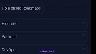 Roadmapsh website for developer in tamil roadmapdeveloper vickyinfotamilprogramming [upl. by Kahle986]