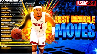 Best Dribble Animations for ALL Builds in NBA 2K24 • Fastest Dribble Moves in NBA 2K24 [upl. by Venditti]