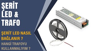 ŞERİT LED NASIL BAĞLANIR I ŞERİT LED VE ŞERİT LED TRAFOSU I ELEKTROMARKETİM [upl. by Ji]