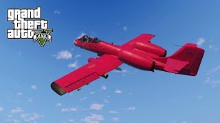 GTA V Freeroam  B11 STRIKEFORCE VLIEGTUIG IS SUPER STERK [upl. by Pillyhp]