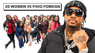 20 WOMEN VS 1 RAPPER FIVIO FOREIGN [upl. by Surtimed247]