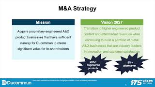 Ducommun DCO Q2 2024 Earnings Presentation [upl. by Mckee]