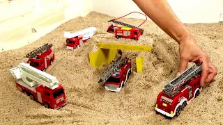 Feuerwehrautos amp Spielzeugautos für Kinder Spielzeug Jupiter amp Dickie Feuerwehr im Einsatz als Film [upl. by Einnel]