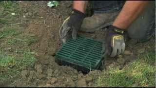 Low Spot Drain Installation from Advanced Drainage Systems [upl. by Rehc]