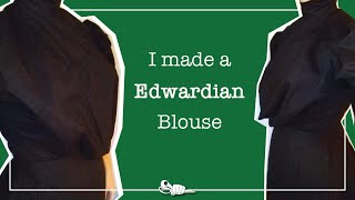 I made a Edwardian blouse [upl. by Jacquie]