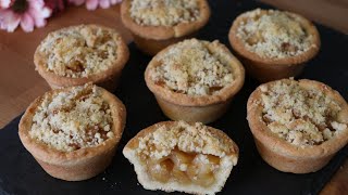 Apple pie tarts🍎 Mini apple pieEasy dessert to make [upl. by Becky]