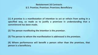 12 Contracts Promissory Estoppel [upl. by Anidal]