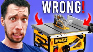 8 Mistakes EVERY New Woodworker Makes With a Table Saw [upl. by Aihsinyt]