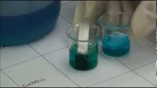 Zinc strip in copper nitrate solution [upl. by Delgado]