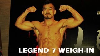 Legend 7 WeighIn [upl. by Jehu]