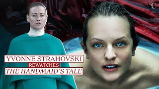 Yvonne Strahovski Rewatches Serena Joys Scariest Moments on quotThe Handmaids Talequot Before Season 5 [upl. by Noissap]