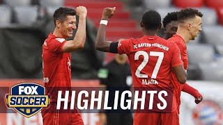 Bayern Munich out does Eintracht Frankfurt extends lead in standings  2020 Bundesliga Highlights [upl. by Edea]