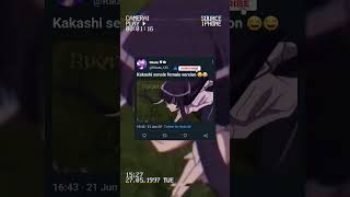 Kakashi sensie female version 😂😂  shorts anime animemoments [upl. by Laram240]