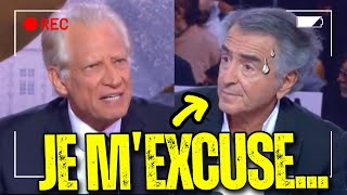 BHL insulte Dominique de Villepin qui lui fait REGRETTER ses propos [upl. by Luttrell731]