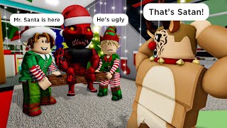 SATAN CLAUS CHRISTMAS 4 🎅🏻 Roblox Brookhaven 🏡 RP  Funny Moments [upl. by Frey]