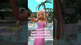 BLOXBURG OUTFIT CODES roblox bloxburgroleplay roleplay bloxburg gaming shorts outfitcodes [upl. by Nicodemus]