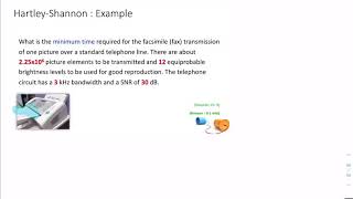 PS6 Channel capacity example fax transmission [upl. by Anerehs]