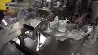 Kalix Automatic Hot Air PlasticLaminate Tube Filler and Sealer Demonstration [upl. by Francis981]