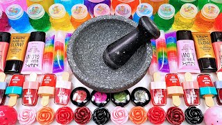 Satisfying Video Mixing Makeup Cosmetics Glitter Squishy Balls into Glossy Slime GoGo Slime ASMR [upl. by Llertnor]