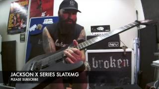 JACKSON SLATTXMG 36 X SERIES SOLOIST SATIN BLACKJACKSON SOLOIST TALKTHROUGH [upl. by Edmon]