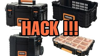 RIDGID PRO TOOL BOX HACK IS BACK [upl. by Bertero592]