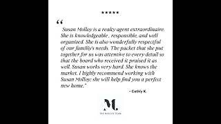 What My Clients Are Saying  Susan Molloy  The Molloy Team at Compass  NYC [upl. by Bowerman134]