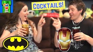 How To Make Cocktails  Iron Man Mark III amp Batman  Just The Drinks [upl. by Normand]