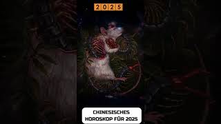 Ratte Chinesisches Horoskop für 2025 [upl. by Anitsrik]