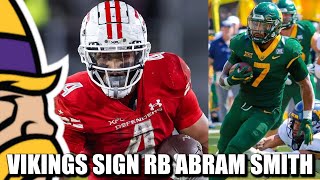 Minnesota Vikings Sign XFL Star RB Abram Smith [upl. by Caswell]