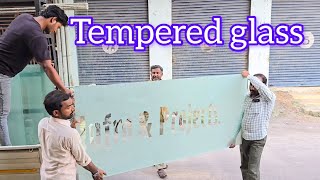 Tempered glass my shop unloading in Nizamabad 9346414650 [upl. by Atoiyanap]